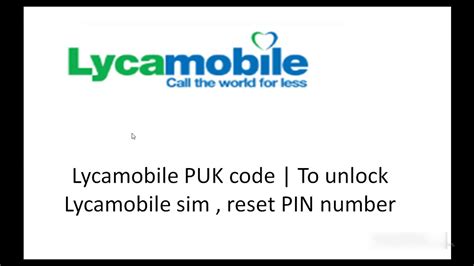 Lycamobile puk code. Things To Know About Lycamobile puk code. 